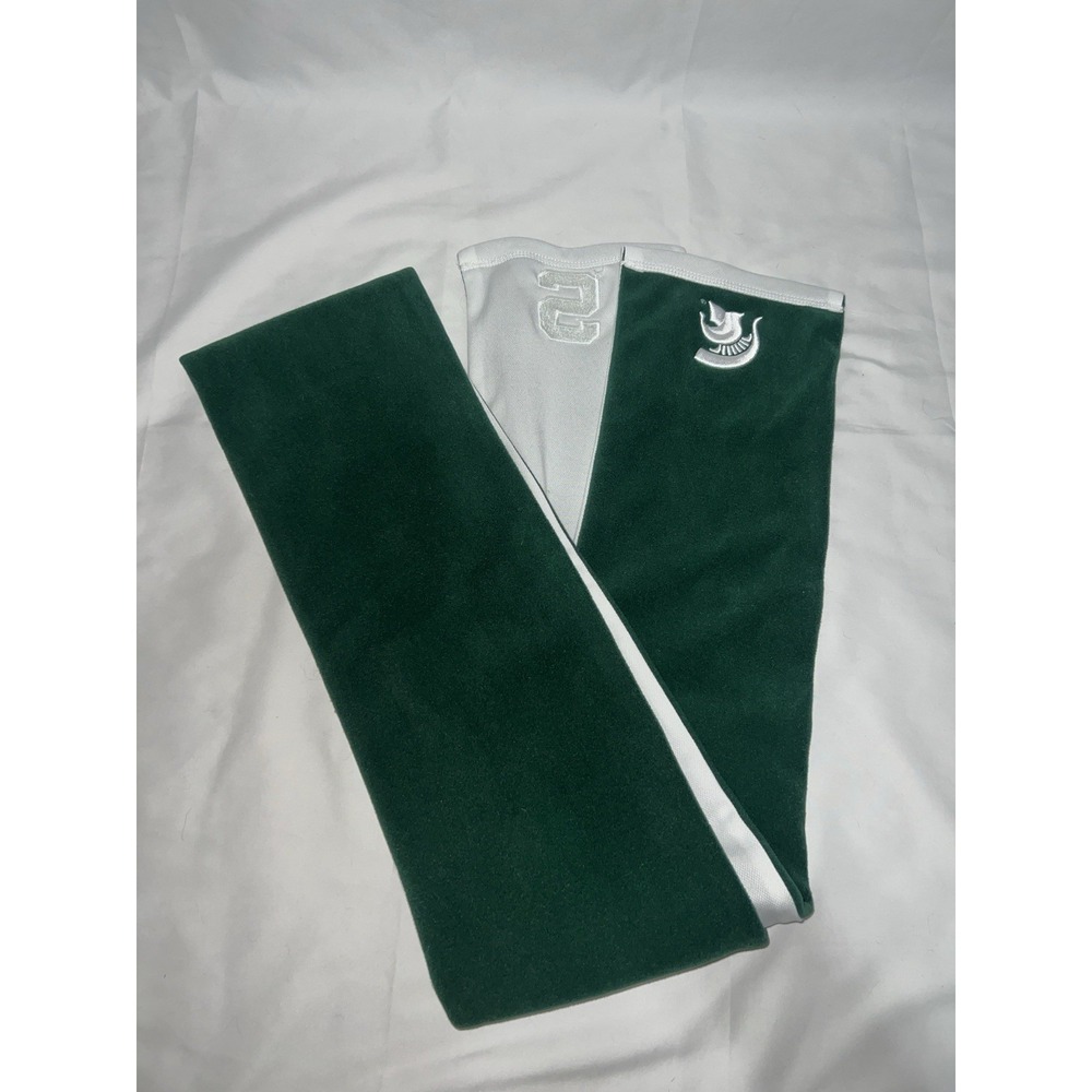 Michigan State Spartans Neck Scarf Green and Cream 81.5x7 Inch Read